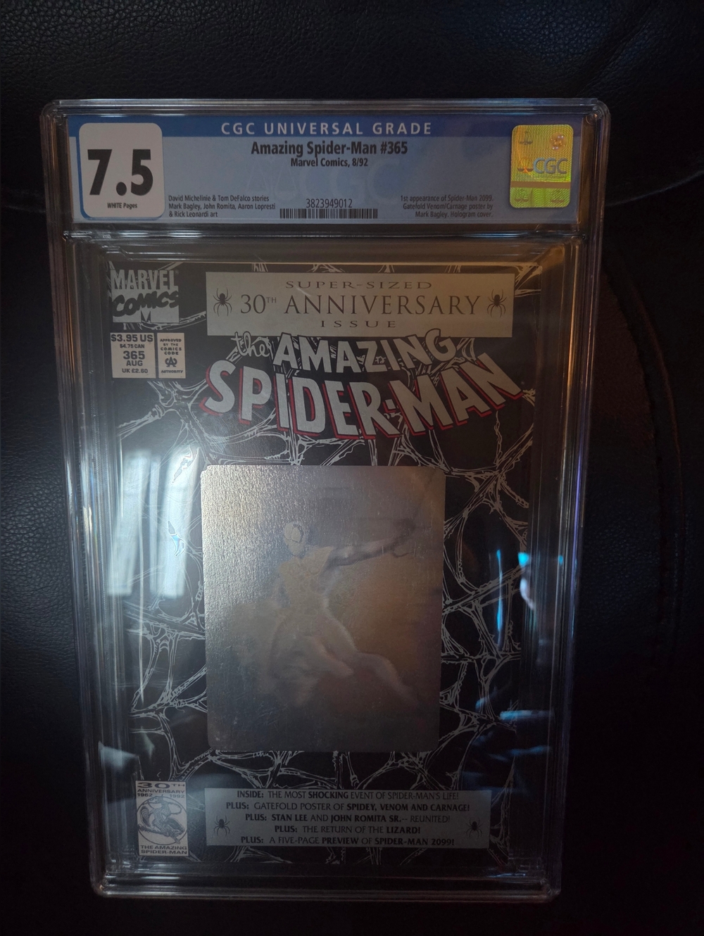 Marvel CGC Amazing Spider-Man #365 7.5 Comic Book 1st Appearance Spider-Man 2099